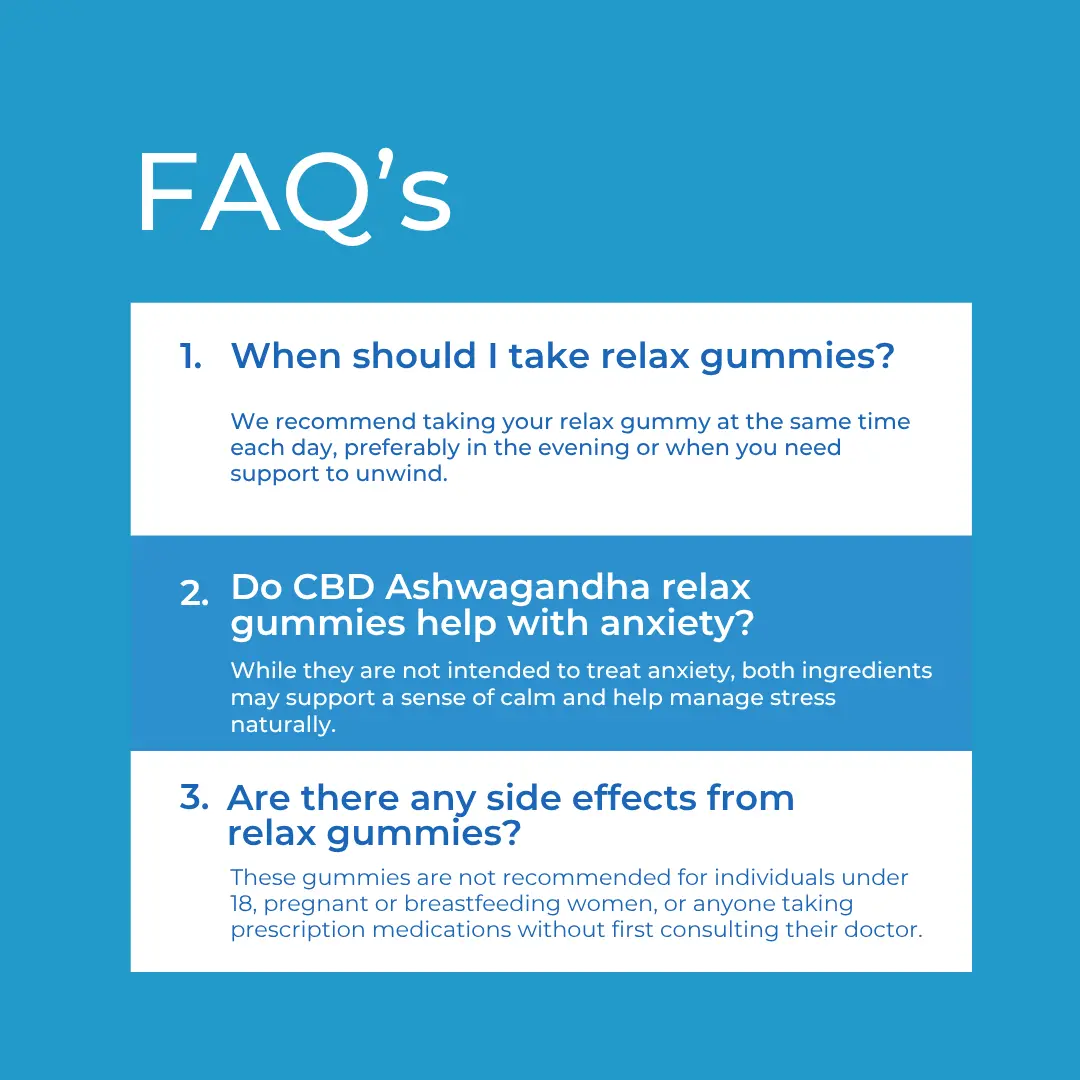 CBD Ashwagandha Relax Gummies - Image 11